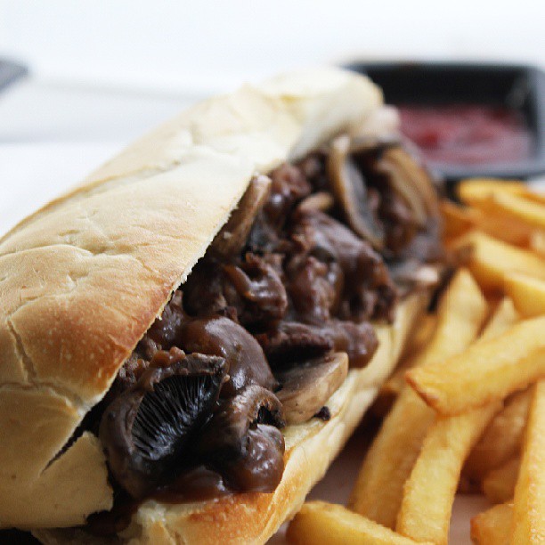 Cheesesteak with Fries