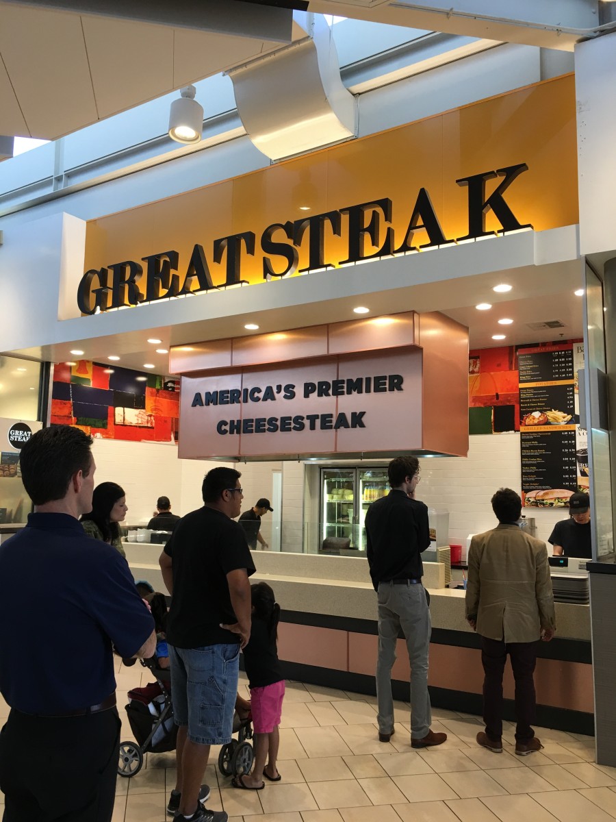 Great Steak cheesesteak franchise in a mall